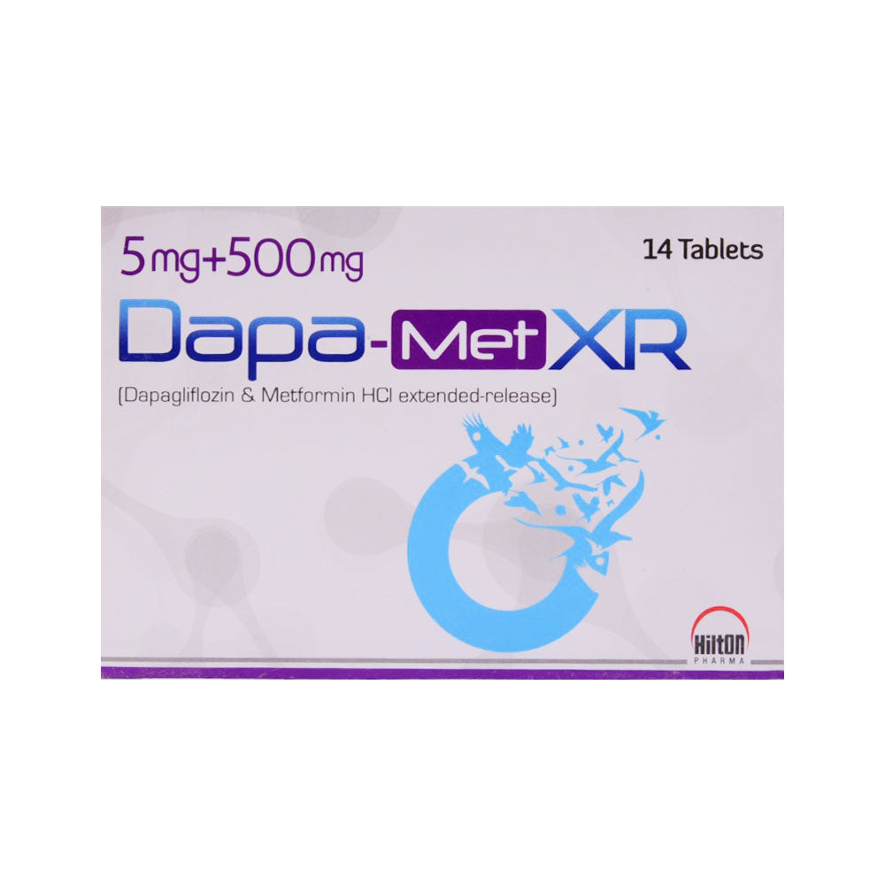 DAPA MET XR 5/500MG TAB 14S Strip - MamasJan Medicen