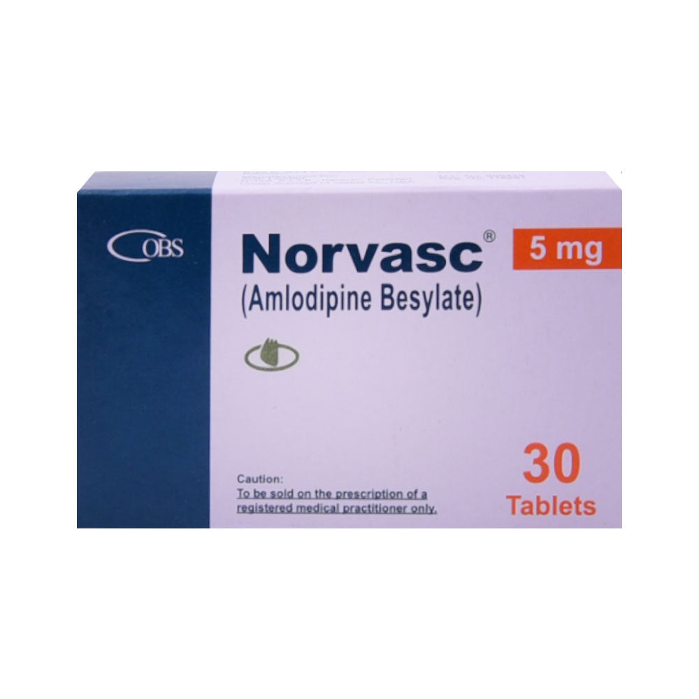 NORVASC 5MG TAB 30S Strip - MamasJan Medicen