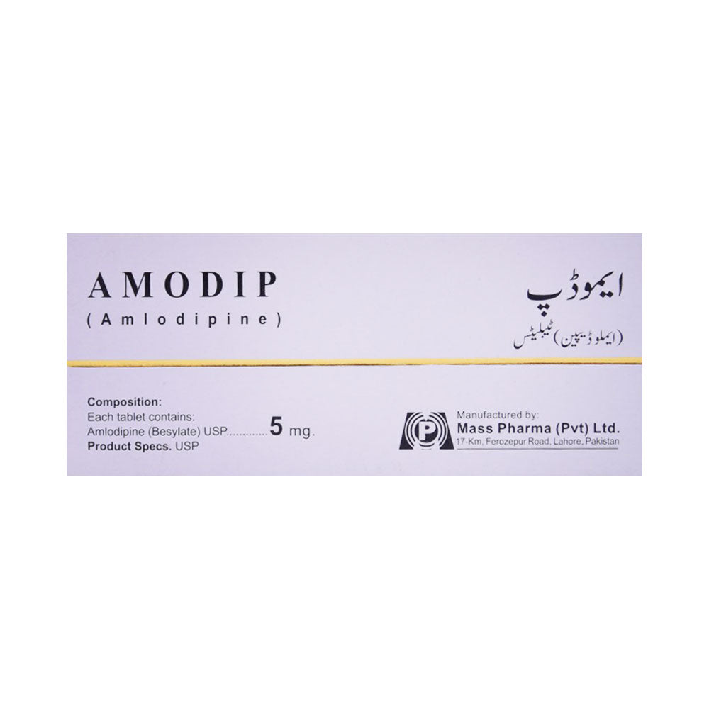 AMODIP 5MG TAB 30S Strip - MamasJan Medicen