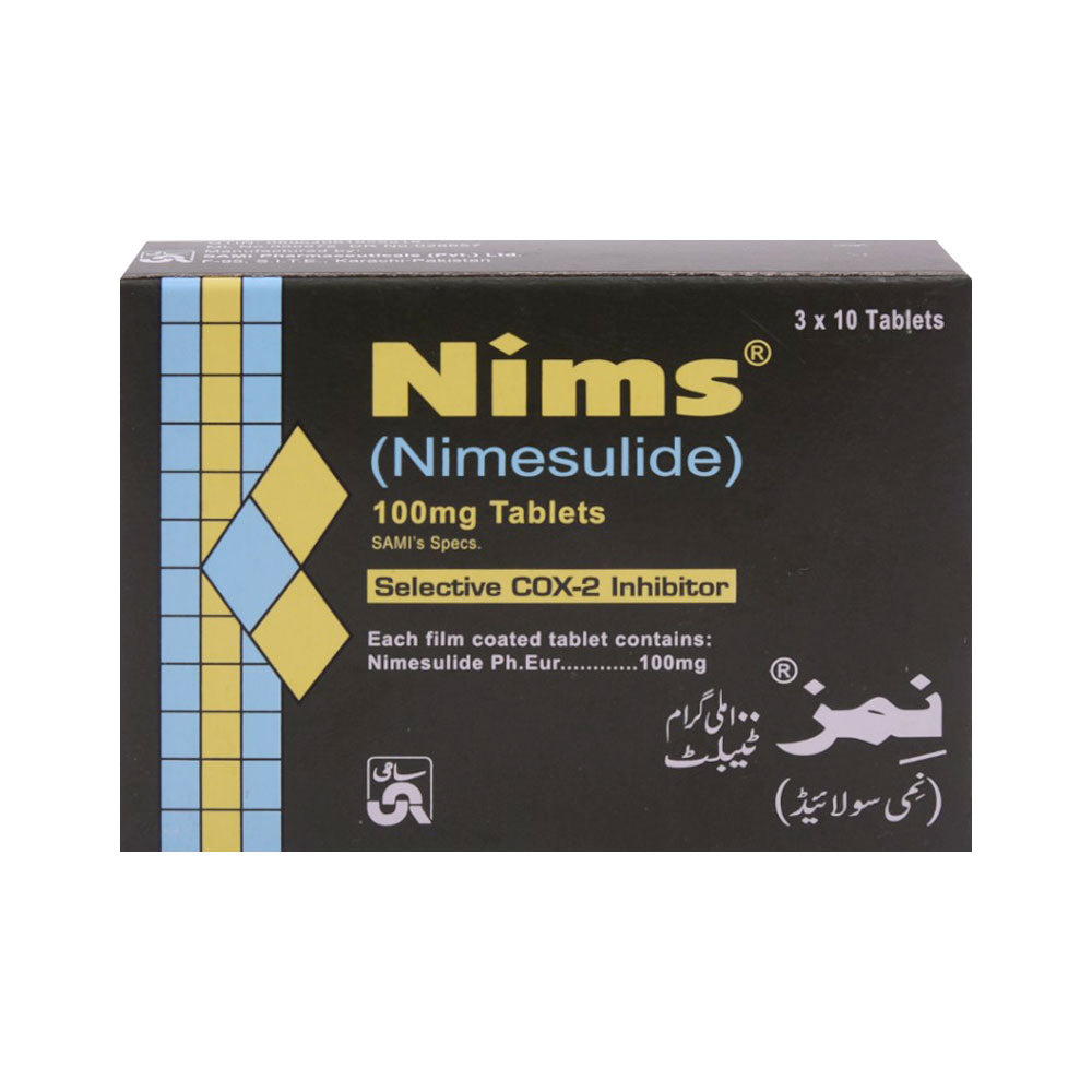 NIMS 100MG TAB 30S Stip - MamasJan Medicen