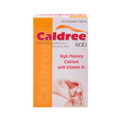 CALDREE 600 D3 TAB Strip - MamasJan Medicen