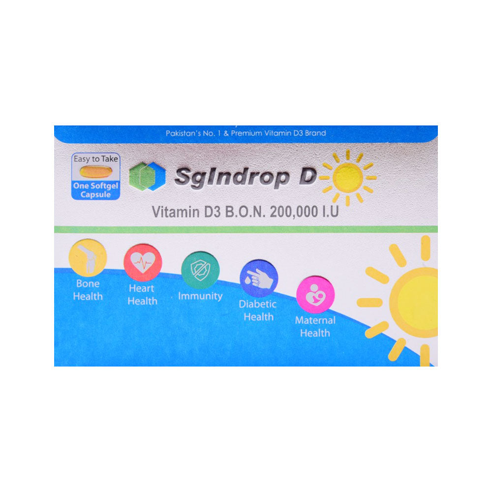 INDROP D3 CAP SOFTGEL (1S) Box - MamasJan Medicen