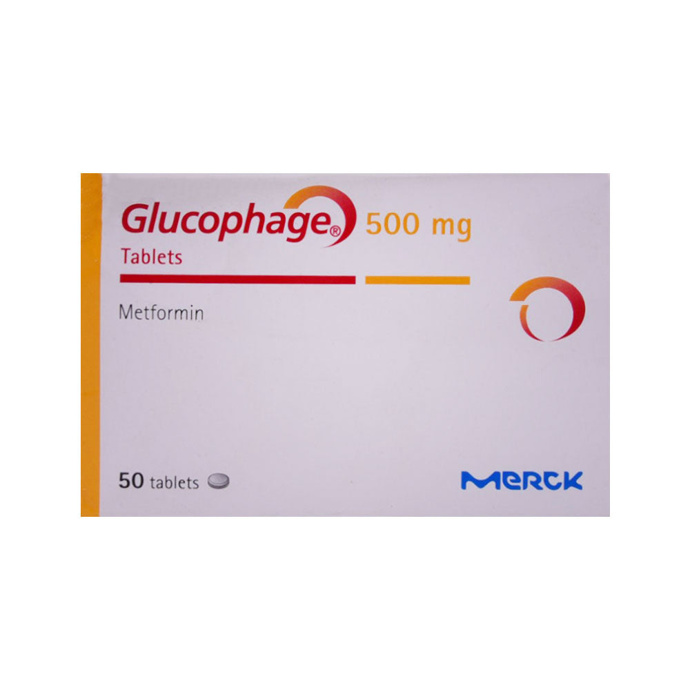 GLUCOPHAGE 500MG IMP TAB 50S Strip - MamasJan Medicen