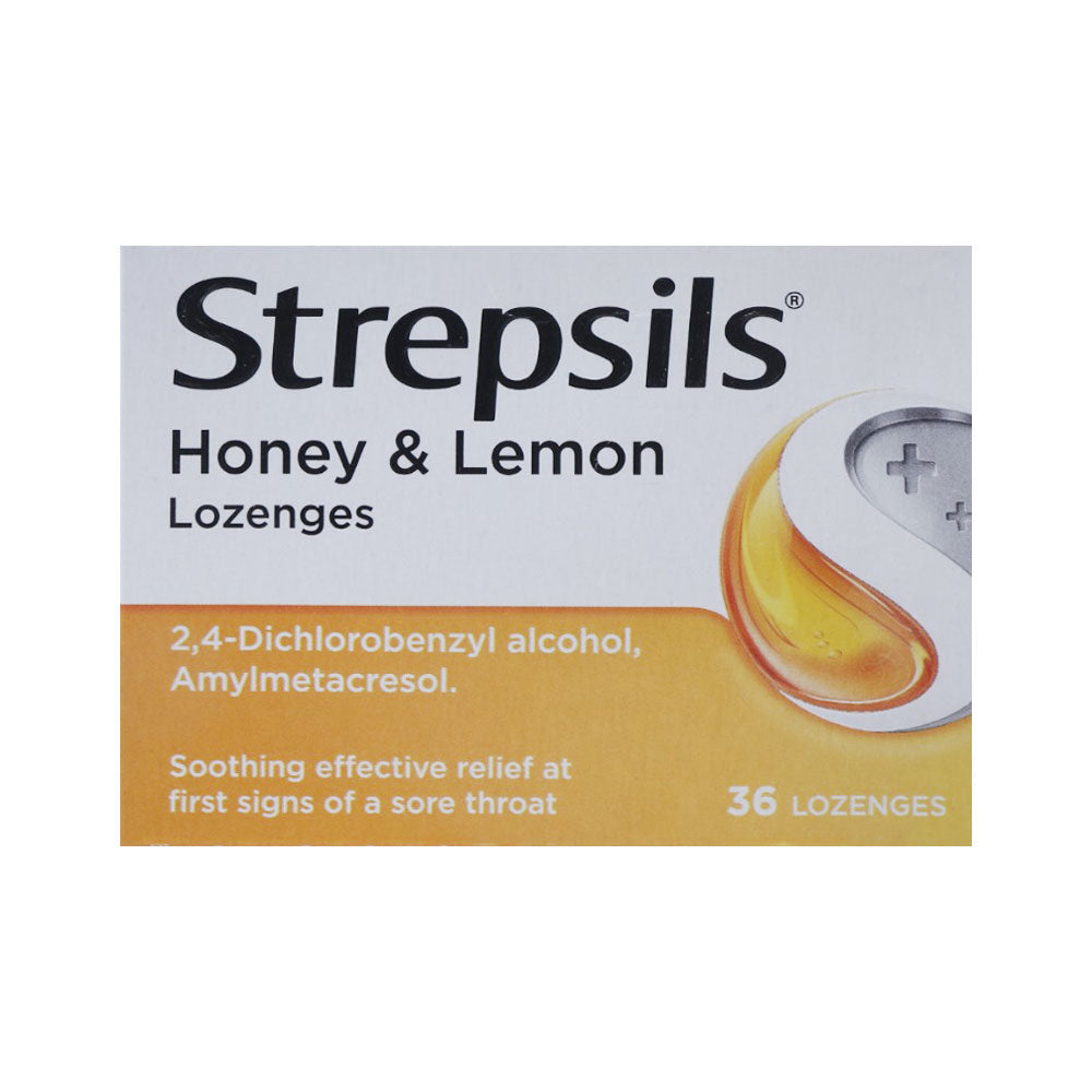 STREPSILS HONEY LEMON (36S) IMP Default Title - MamasJan Medicen