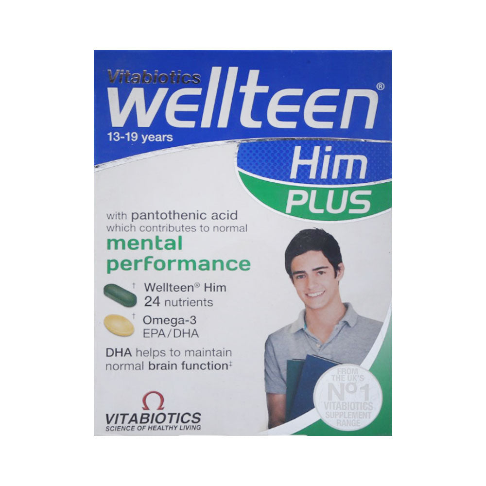 WELLTEEN HIM PLUS 56S (UK) Default Title - MamasJan Medicen