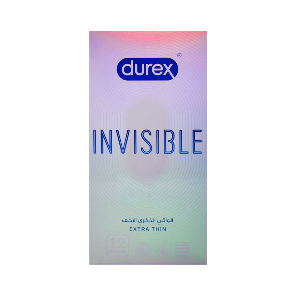 CONDOM DUREX 12S INVISIBLE Default Title - MamasJan Medicen