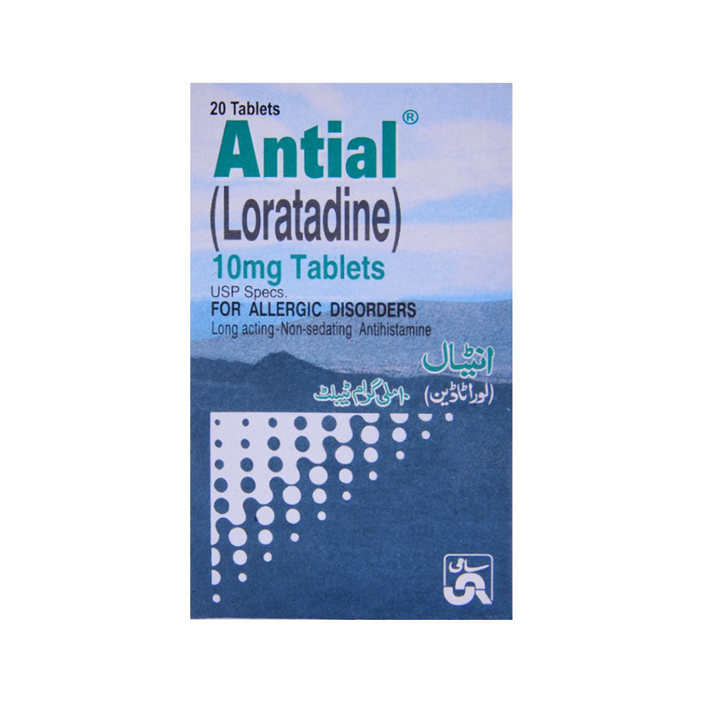 ANTIAL 10MG TAB 20S Strip - MamasJan Medicen