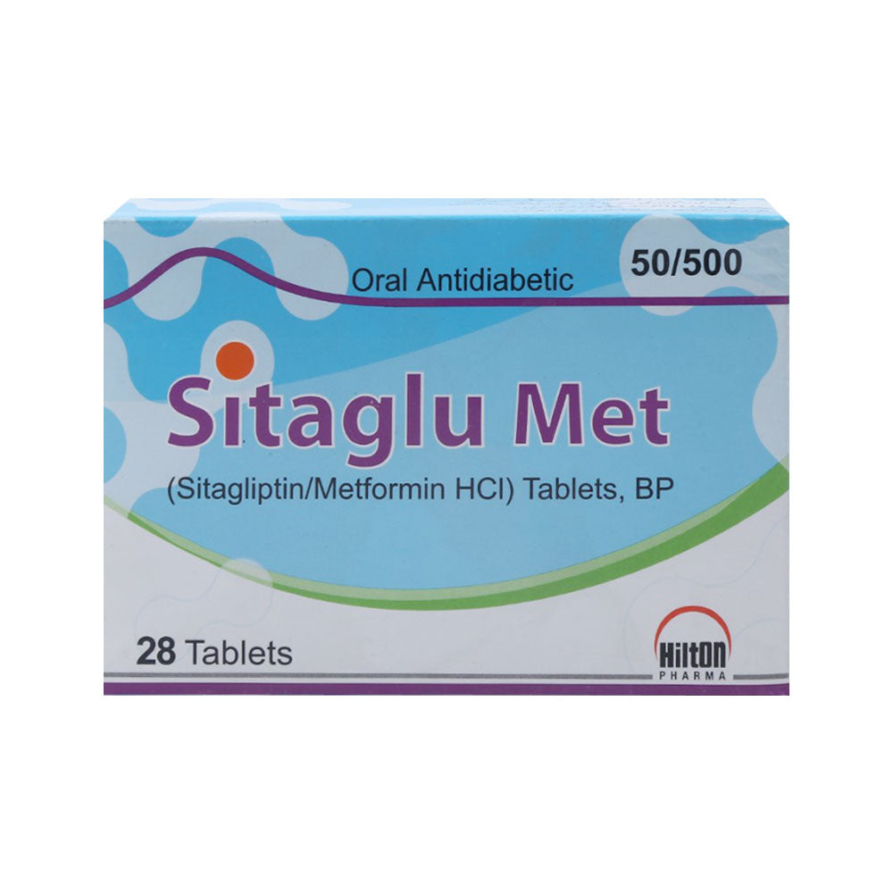 SITAGLU MET 50/500MG TAB 28S Strip - MamasJan Medicen