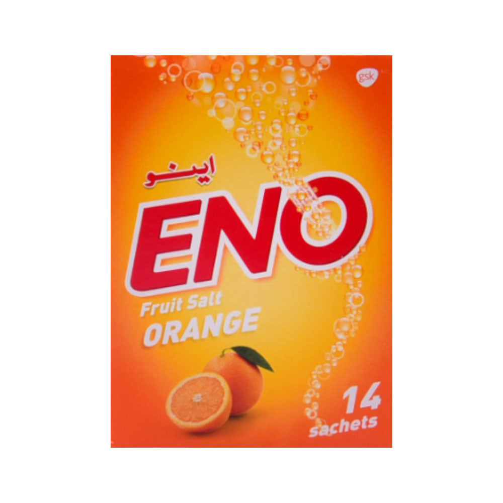 ENO FRUIT SALT ORANGE 14S Default Title - MamasJan Medicen