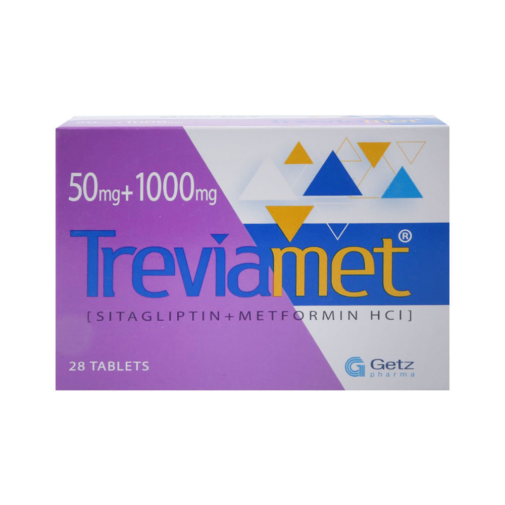 TREVIAMET 50/1000MG TAB 14S Strip - MamasJan Medicen
