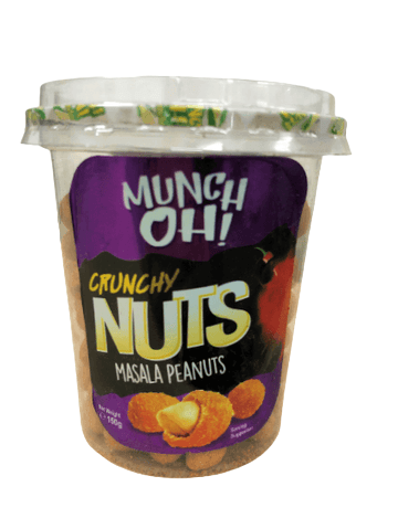 MUNCH OH CRUNCHY NUTS MASALA PEANUTS 150GM Default Title - MamasJan Grocery
