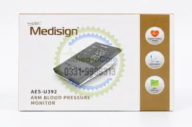 Medisign Arm Blood Pressure Monitor Aes U392 - The Healthcare Shop Pakistan