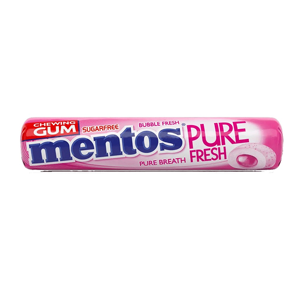 Mentos Gum Bubble Fresh Sugar Free 9pcs