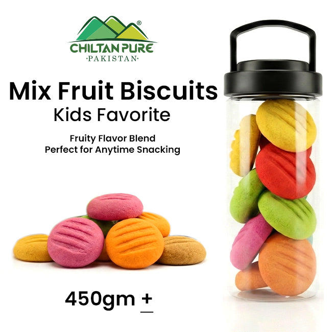 Mix Fruit Biscuit Cookies / Made With Organic Desi Butter, Bakery Biscuit