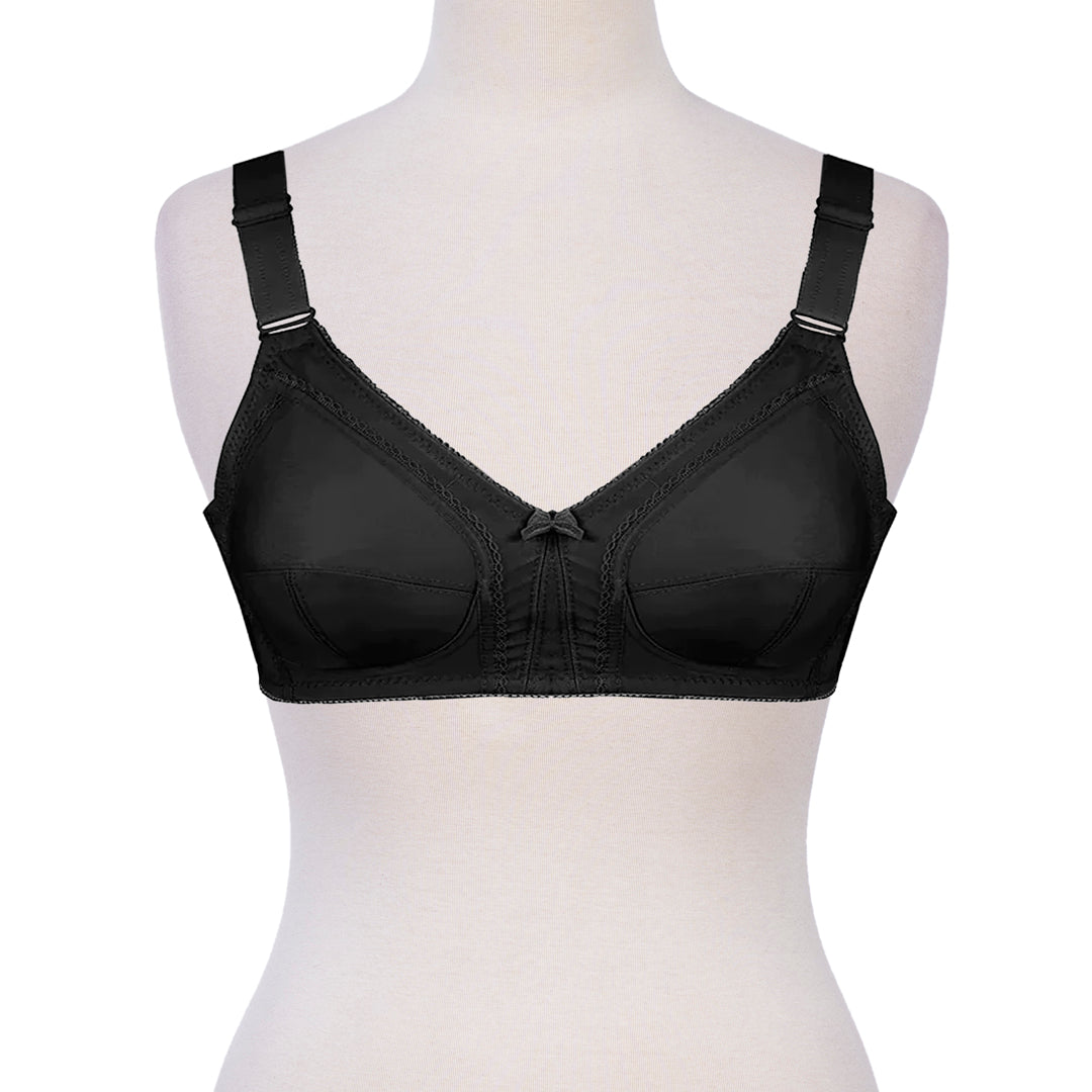 Belleza Lingerie Modern Fit Bra - Black 42 / D - MamasJan Lingerie