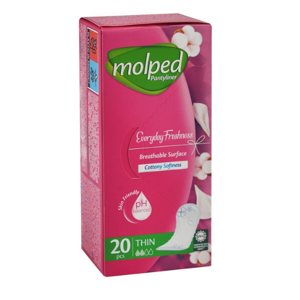 Molped Everyday Freshness Thin Pantyliner 20Pcs