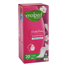 Molped Everyday Freshness Thin Pantyliner 20Pcs