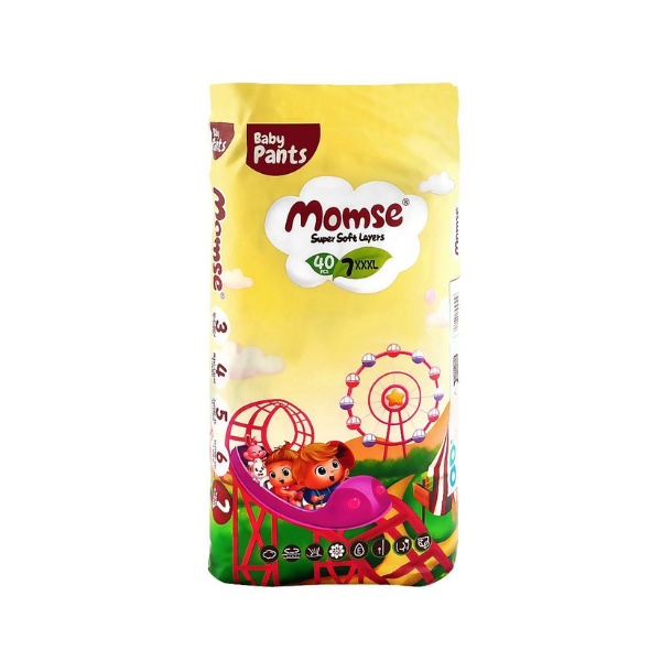 Momse Baby Pants size 7 XXXL-7 40Pcs
