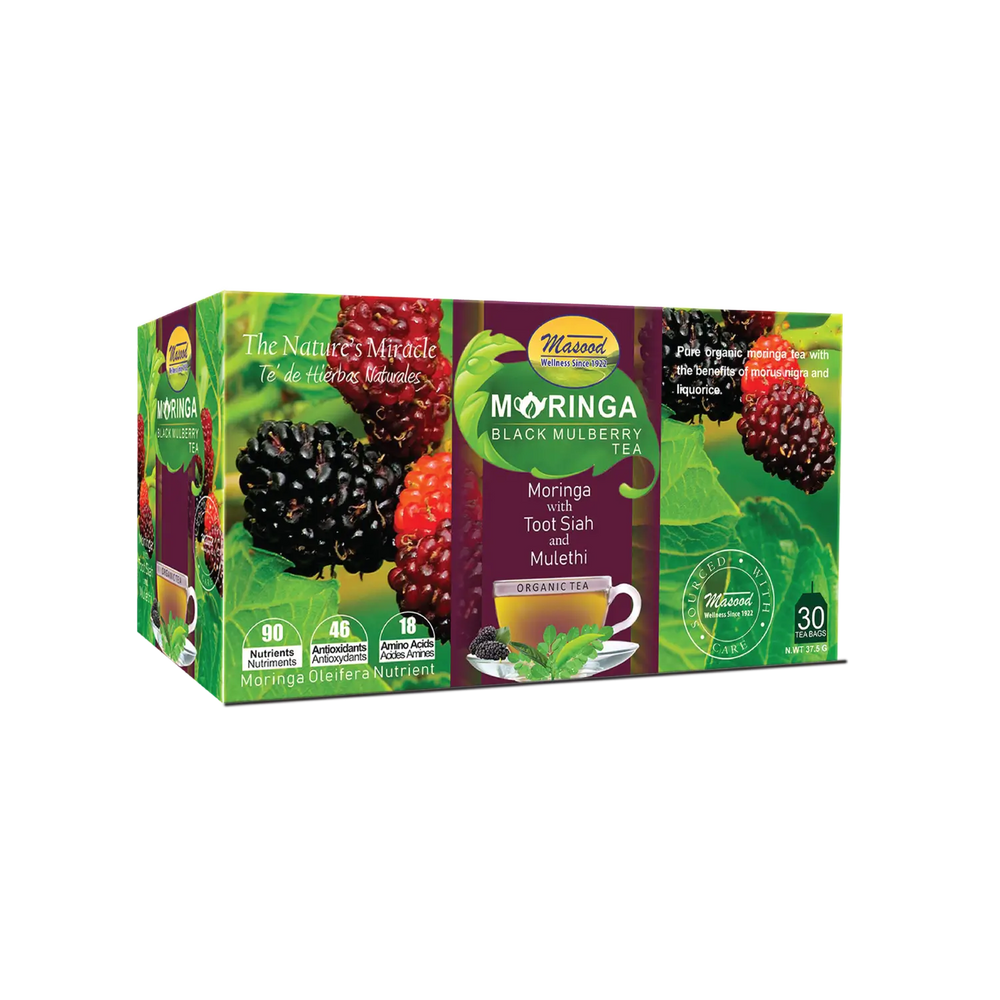 MORINGA BLACK MULBERRY TEA