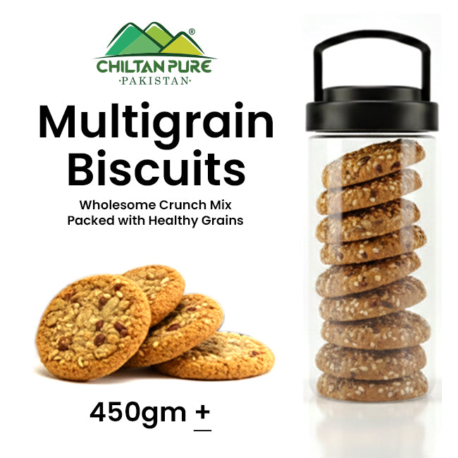 MultiGrain Biscuit Cookies / Made With Organic Desi Butter, Bakery Biscuit
