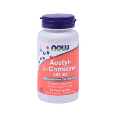 Now Acetyl-L Carnitine 500mg Default Title - MamasJan Medicine