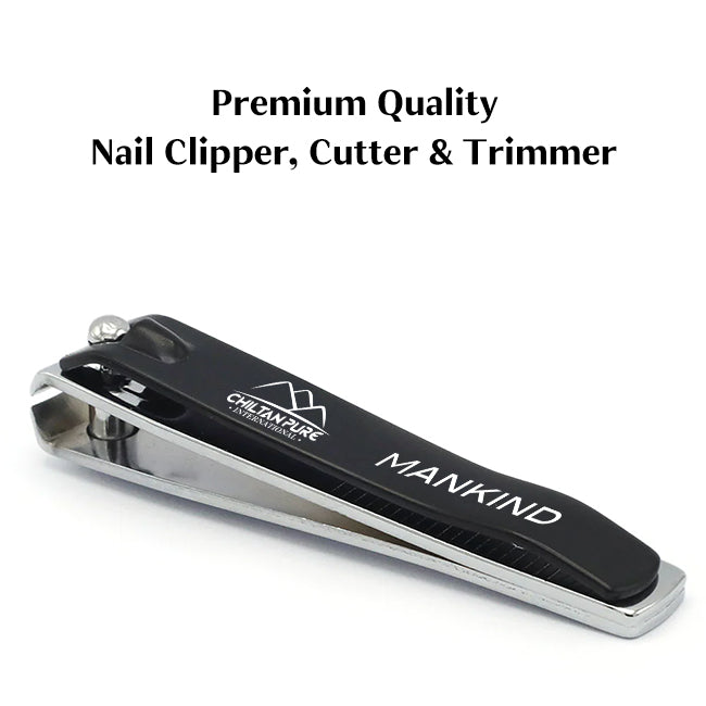 Chiltan-Mankind Nail Clipper Nail Cutter Nail Trimmer -  Export Quality Stainless Steel, Durable Ultra Sharp Curved Edges Cutter, Ideal for Trimming Fingernails & Toe Nail