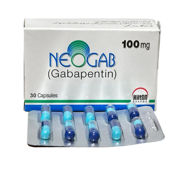 Neogab Capsules 100mg (1 Strip = 10 Capsules)
