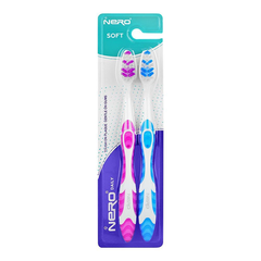Nero Daily Soft Toothbrush Twin Pack