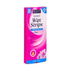 BEAUTY FORMULA HAIR REMOVER WAX STRIPS VITAMINE E 20S Default Title - MamasJan Grocery Nonfood