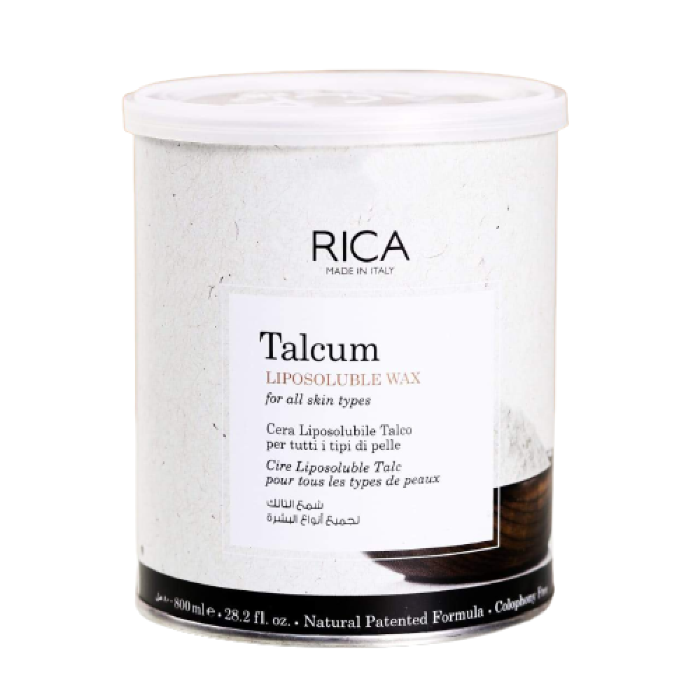 RICA LIPOSOLUBLE WAX TALCUM 800 ML Default Title - MamasJan skincare