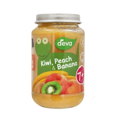 DEVA BABY FOOD KIWI PEACH & BANANA 7+MONTHS 200 GM Default Title - MamasJan Grocery