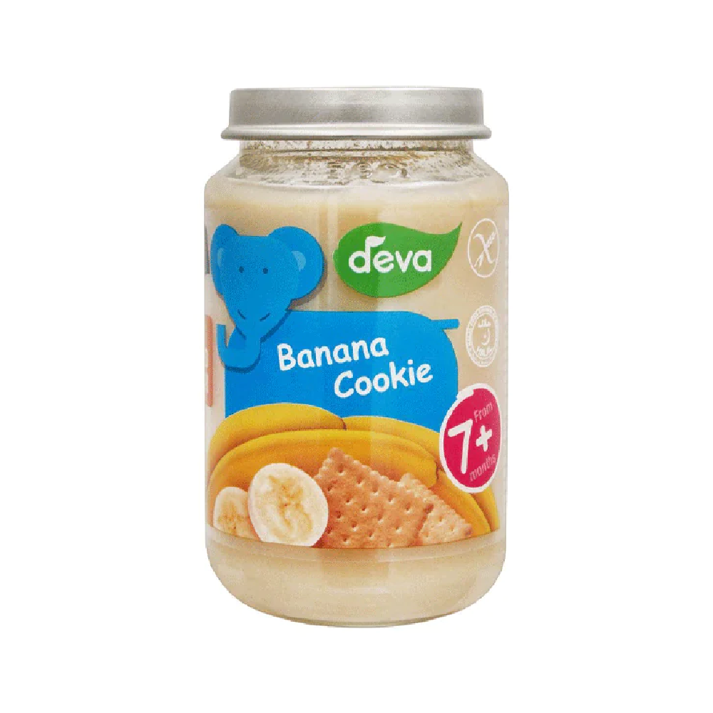 DEVA BABY FOOD BANANA COOKIE 7+MONTHS 200 GM Default Title - MamasJan Grocery