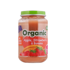 DEVA BABY FOOD APPLE, STRAWBERRY & BANANA 6+ MONTH ORGANIC 19 Default Title - MamasJan Grocery