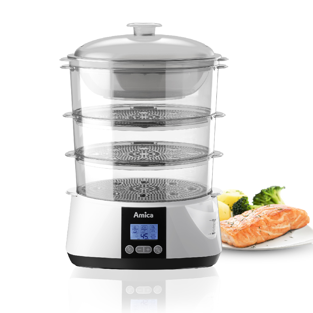 AMICA FOOD STEAMER PT3012 Default Title - MamasJan Electronics