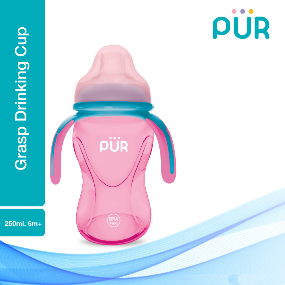 PUR NATURAL STATING CUP 6+ EASY GRIP HANDLE 9004 8 OZ Default Title - MamasJan Grocery Nonfood