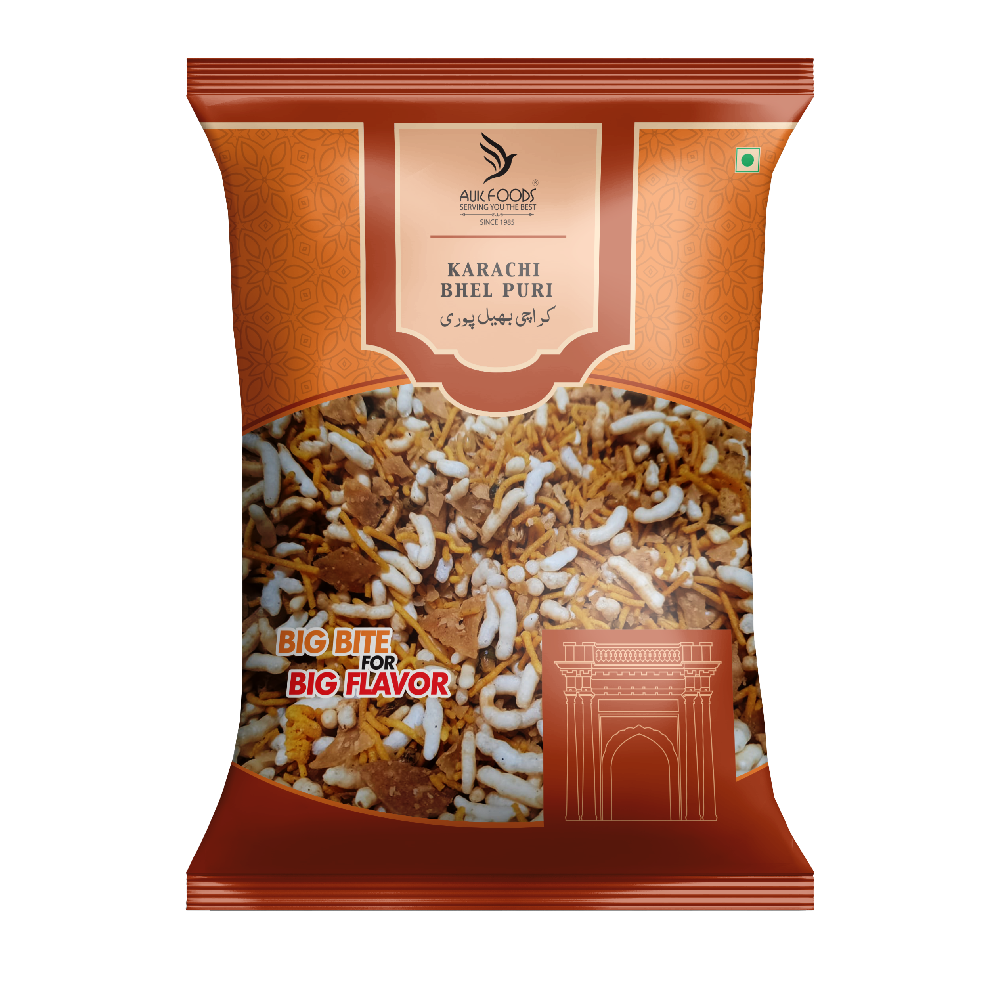 AUK FOOD NIMKO KARACHI BHEL PURI 200 GM Default Title - MamasJan Grocery