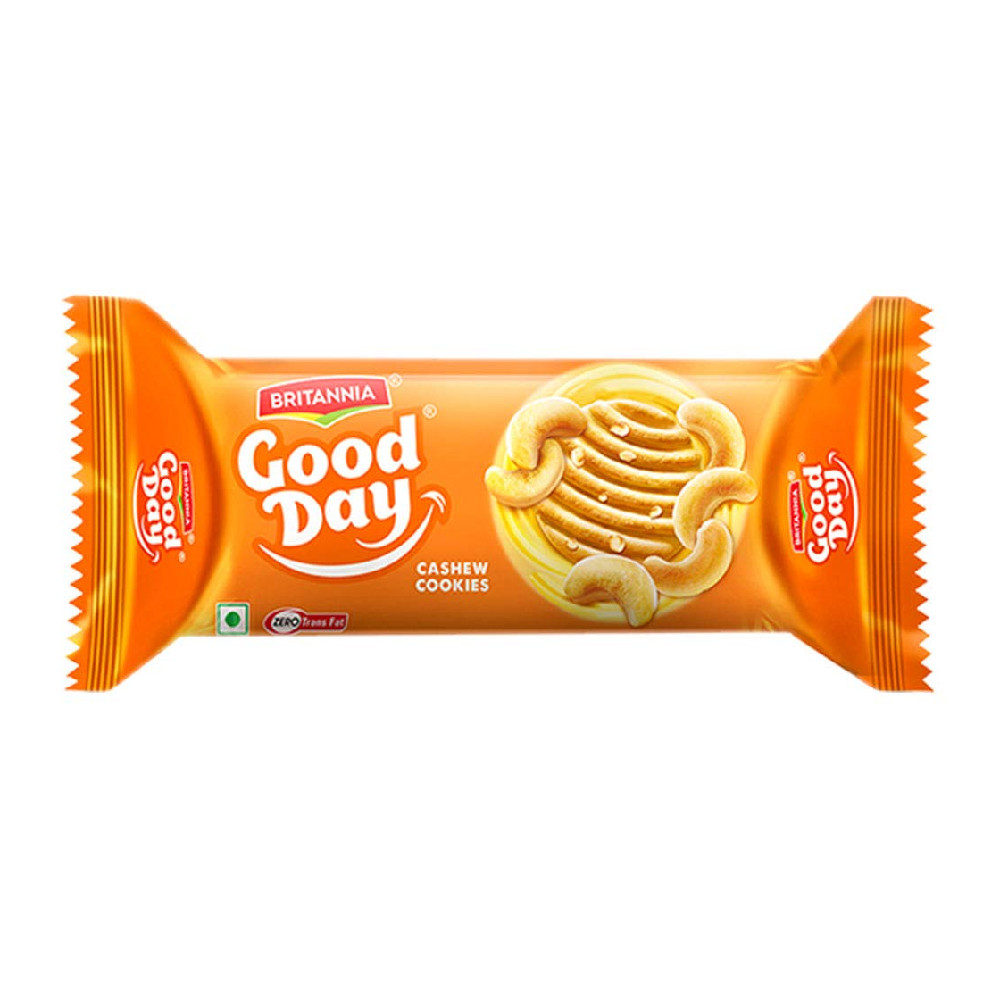 BRITANNIA COOKIES GOOD DAY CASHEW 90 GM Default Title - MamasJan Grocery