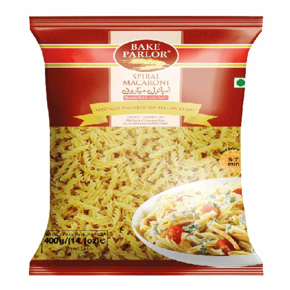 BAKE PARLOR SPIRAL MACARONI 400 GM Default Title - MamasJan Grocery