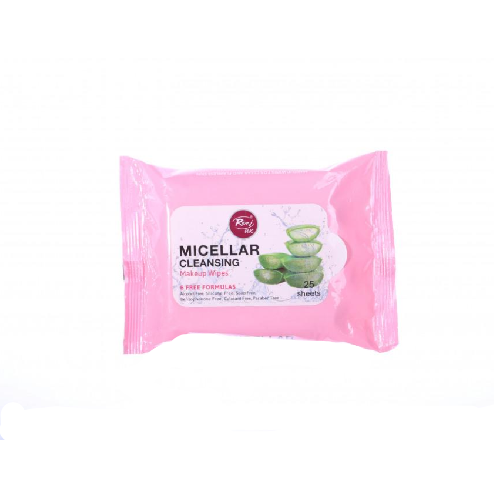 RIVAJ MICELLAR CLEANSING WATER MAKEUP WIPES 25 PCS Default Title - MamasJan skincare