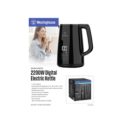 WESTINGHOUSE ELECTRIC KETTLE DIGITAL WKWKLD9030 Default Title - MamasJan Electronics