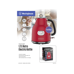 WESTINGHOUSE ELECTRIC KETTLE WKWK142RD Default Title - MamasJan Electronics