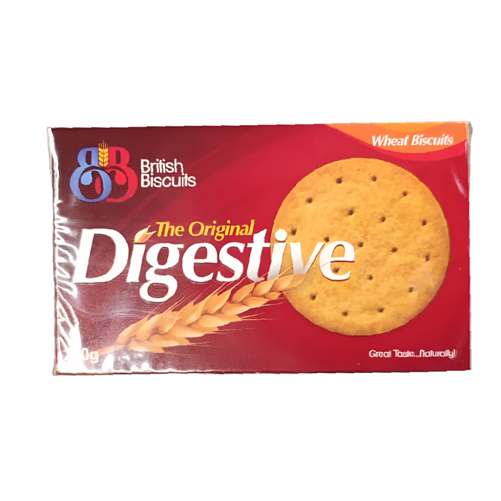 BRITISH BISCUITS ORIGINAL DIGESTIVE WHEAT BISCUIT 250 GM Default Title - MamasJan Grocery