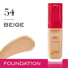 BOURJOIS HEALTHY MIX FOUNDATION 54 BEIGE PC Default Title - MamasJan Makeup