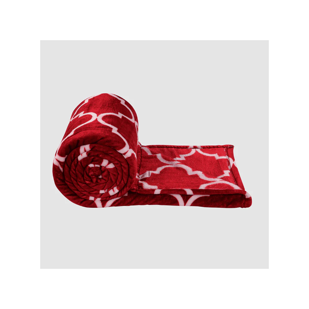 FLEECE BLANKET PRINTED IR E41-52 Default Title - MamasJan Household