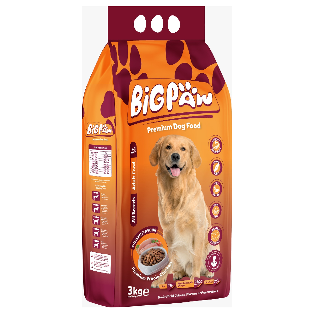 BIG PAW DOG FOOD ADULT 3 KG Default Title - MamasJan Grocery Nonfood