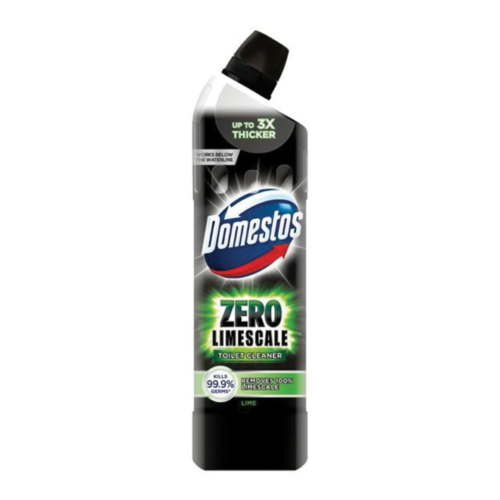 DOMESTOS TOILET CLEANER ZERO LIMESCALE LIME POWER 750 ML Default Title - MamasJan Grocery Nonfood