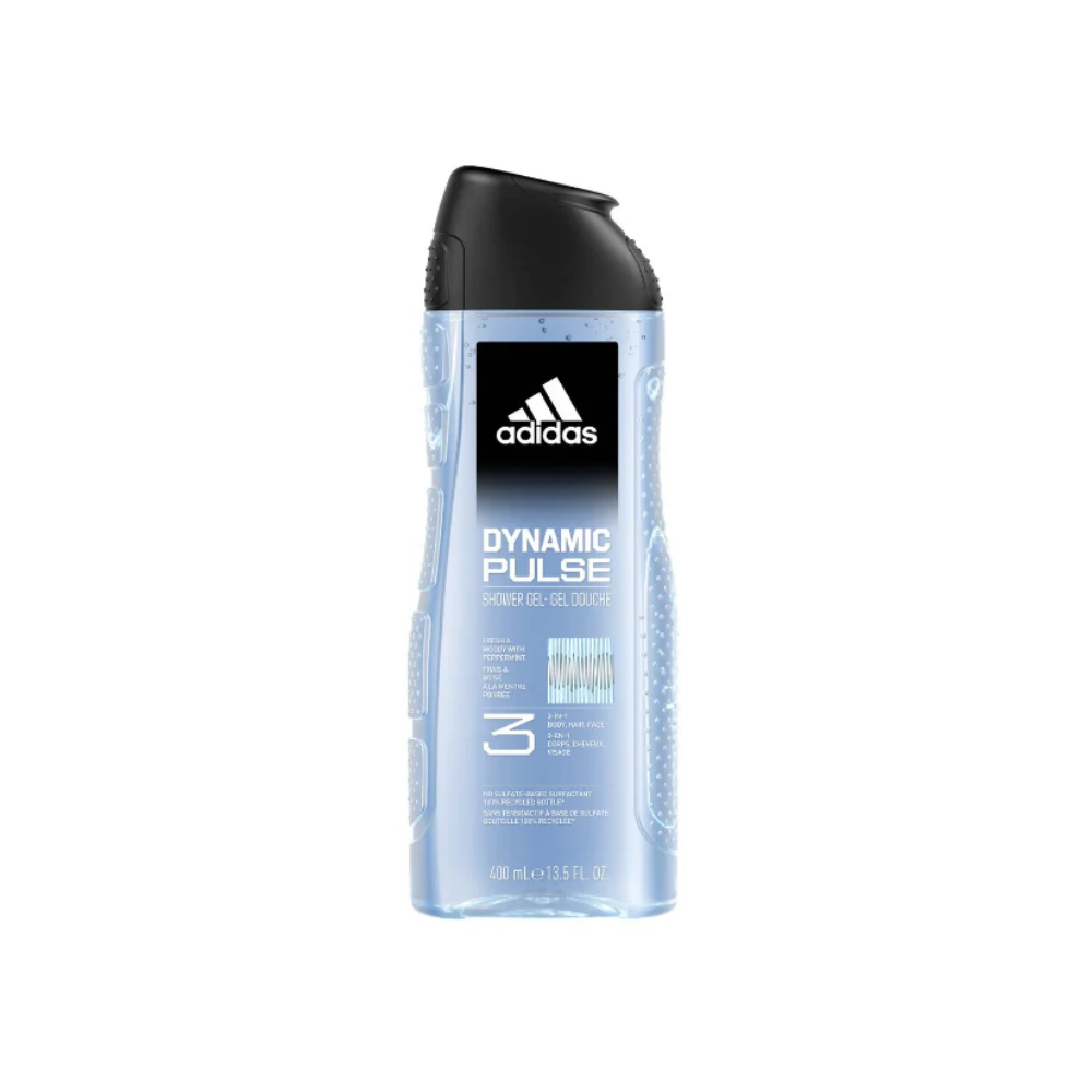 ADIDAS SHOWER GEL DYNAMIC PULSE PEPPERMINT 400 ML Default Title - MamasJan Grocery Nonfood