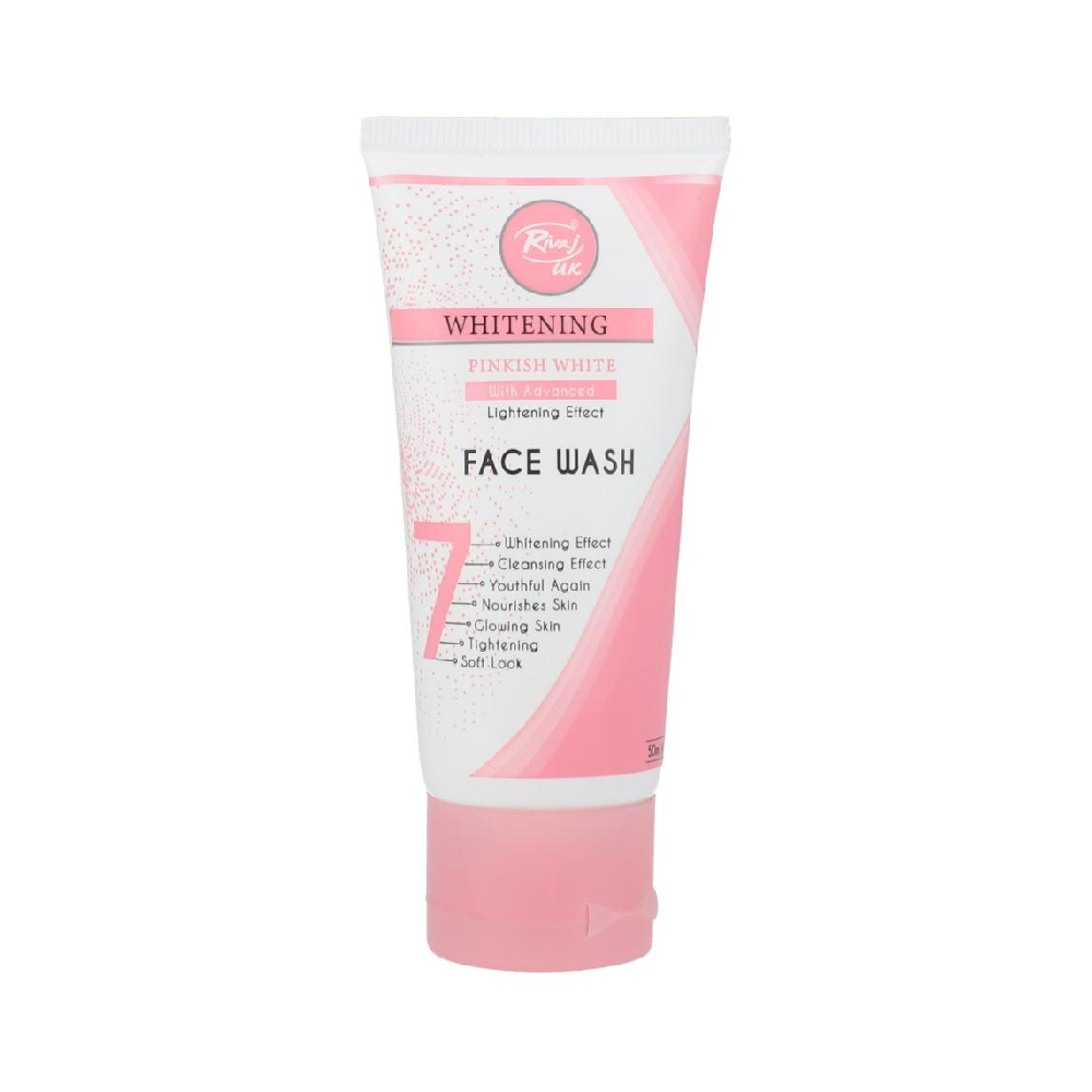 RIVAJ WHITENING PINKISH WHITE FACE WASH 50 ML Default Title - MamasJan skincare