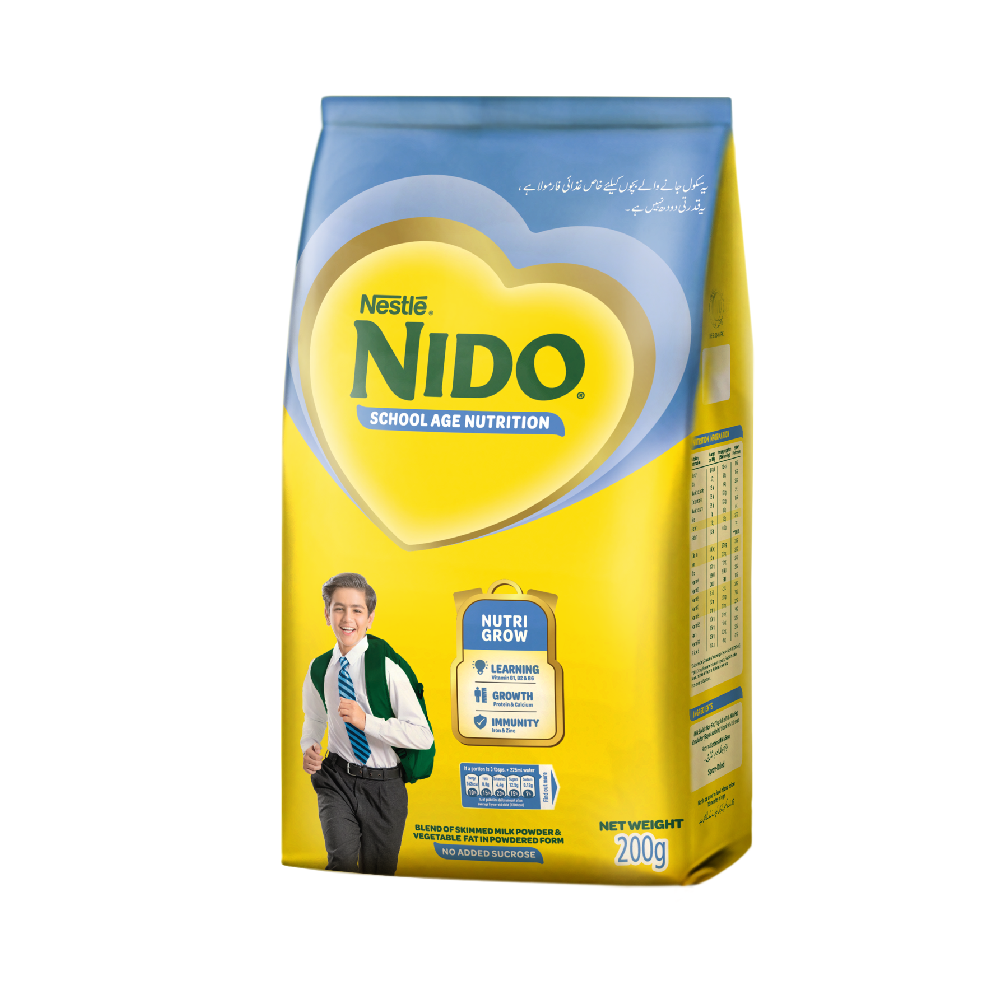 NESTLE NIDO NUTRI GROW MILK POWDER 200 GM Default Title - MamasJan Grocery