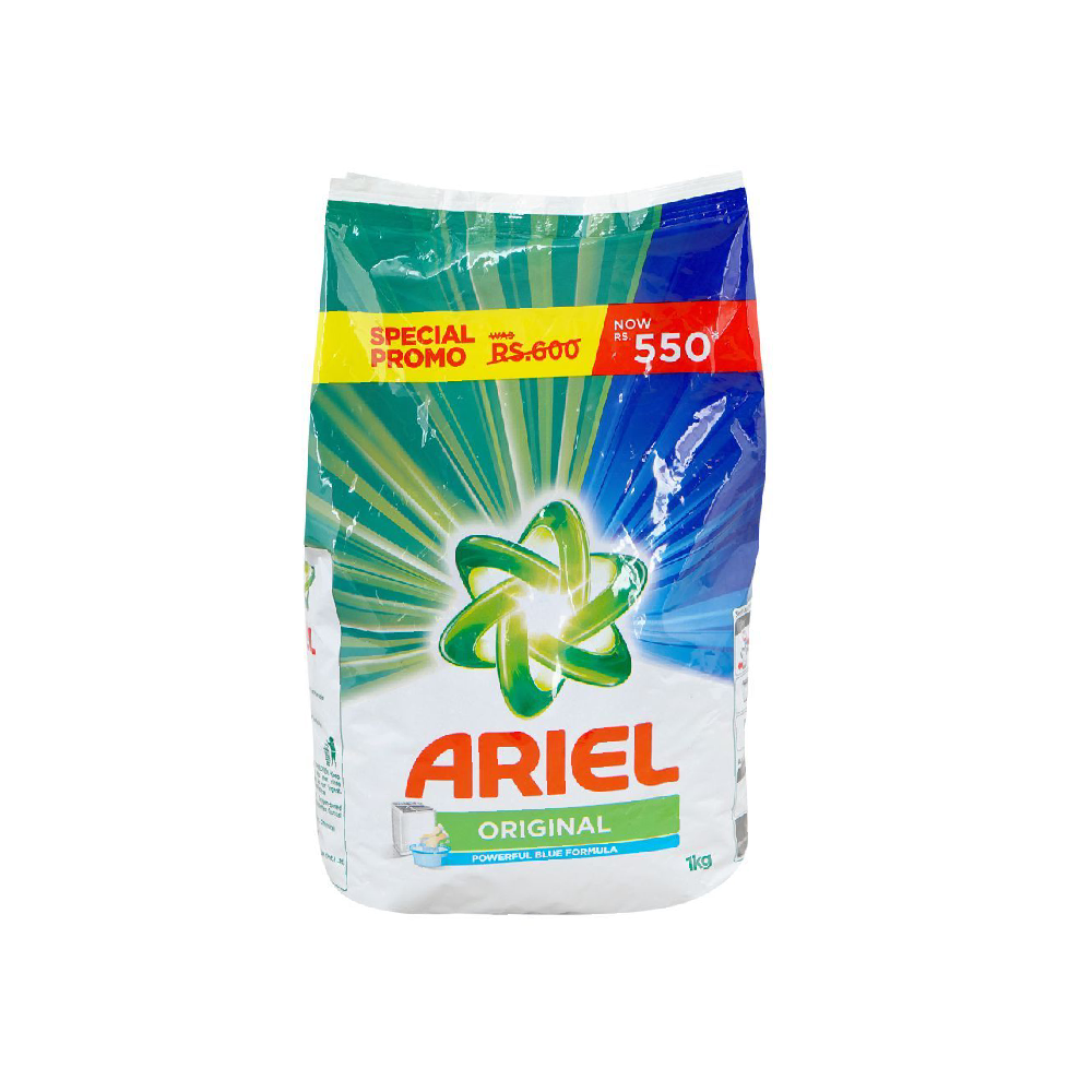 ARIEL WASHING POWDER ORIGINAL PERFUME 1 KG Default Title - MamasJan Grocery Nonfood